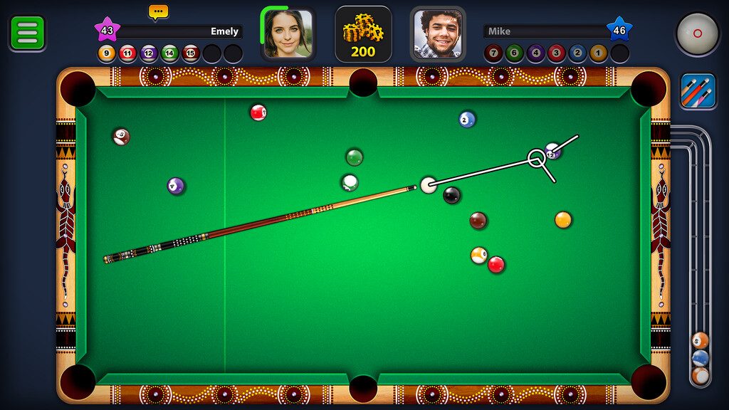 Billiards Online em Jogos na Internet