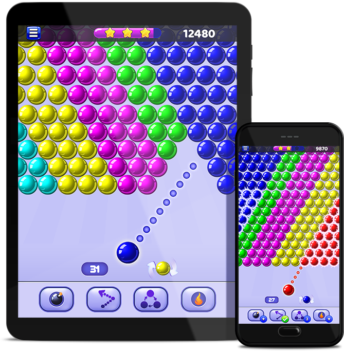 arcade game puzzle bubble shooter