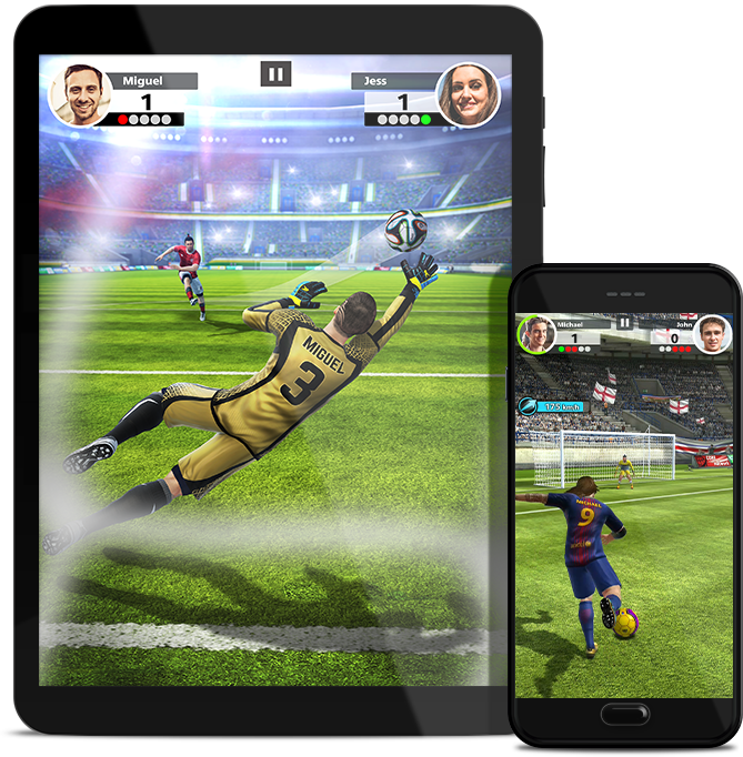 FOOTBALL STRIKE: ONLINE SOCCER jogo online gratuito em Minijogos